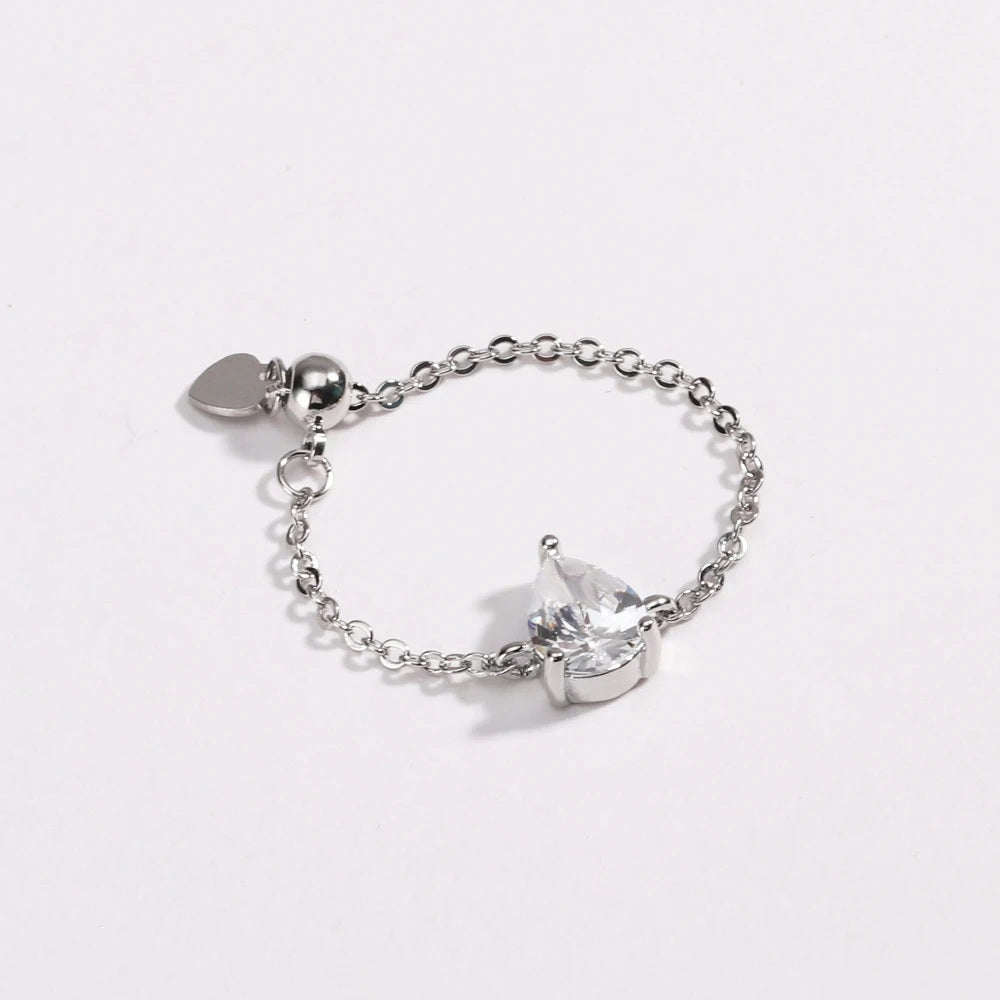 Tear Drop Chain Ring