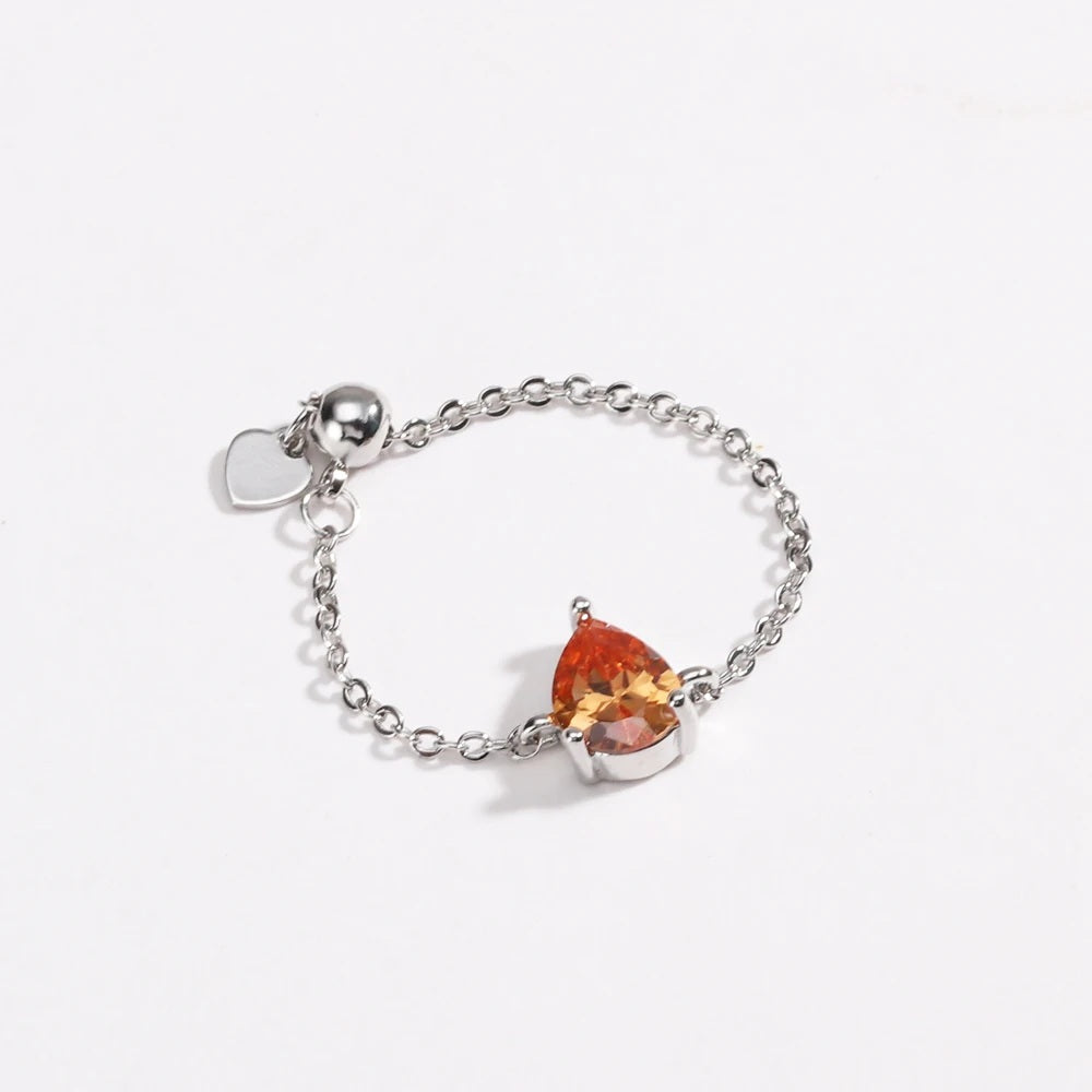 Tear Drop Chain Ring