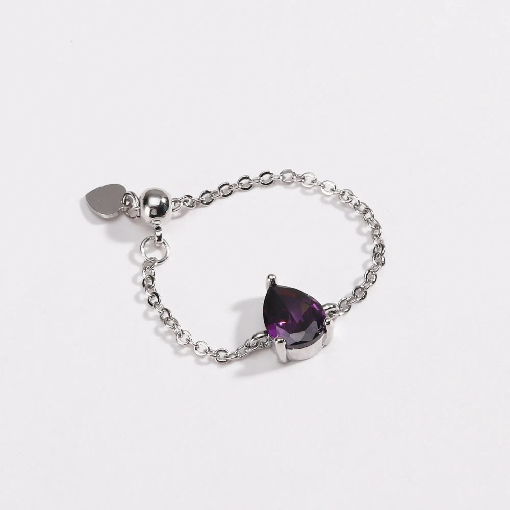 Tear Drop Chain Ring