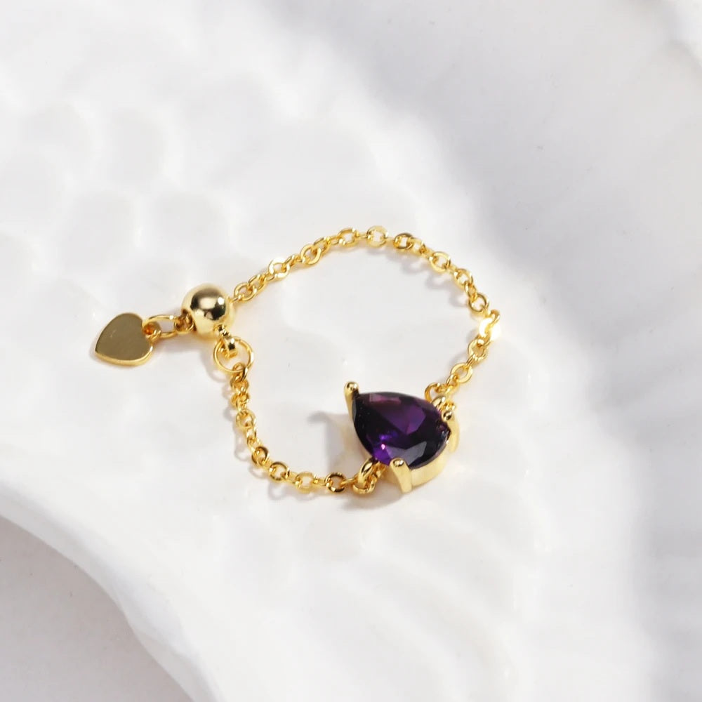 Tear Drop Chain Ring