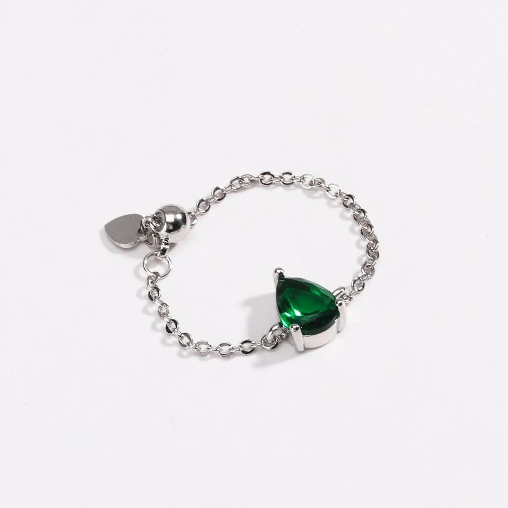 Tear Drop Chain Ring