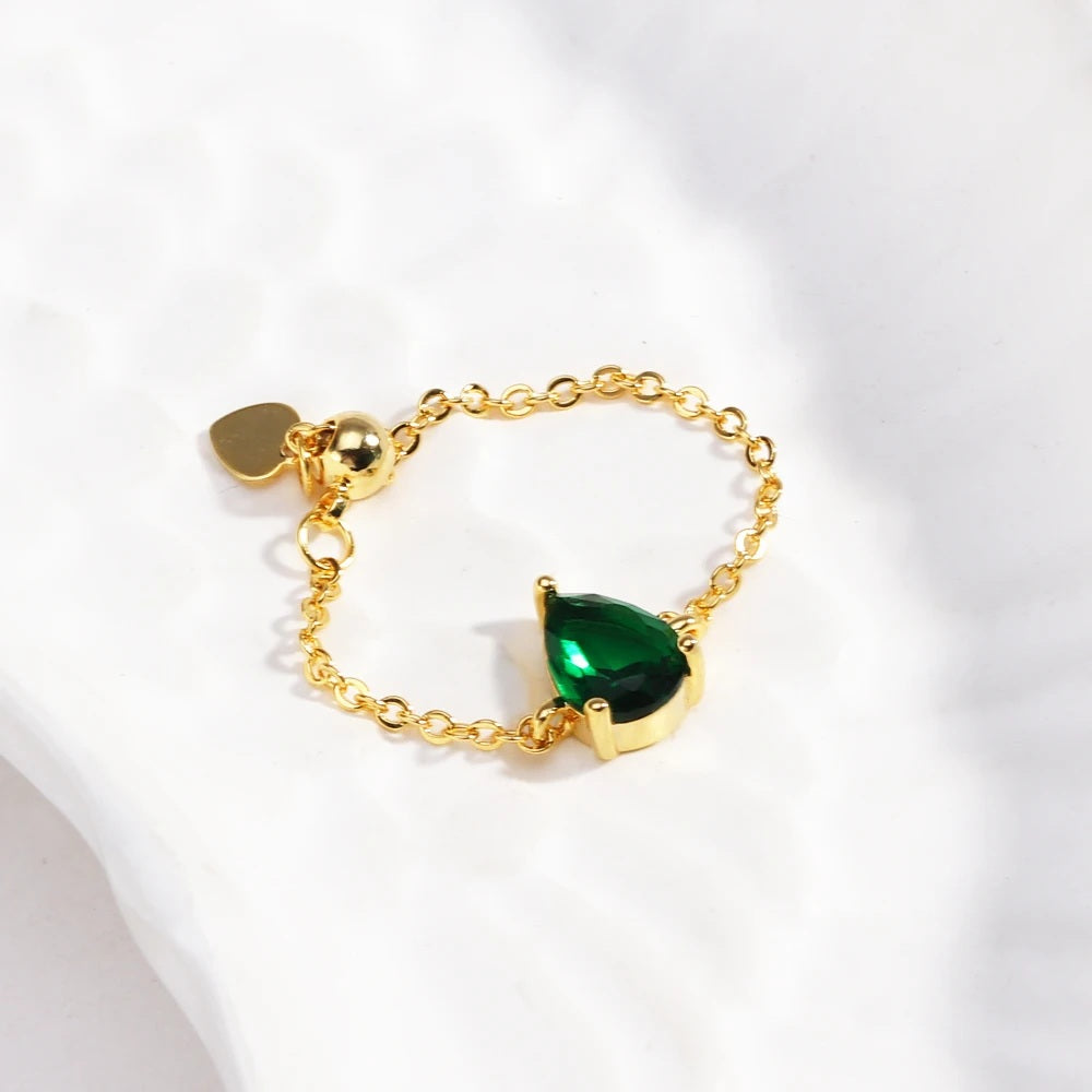 Tear Drop Chain Ring
